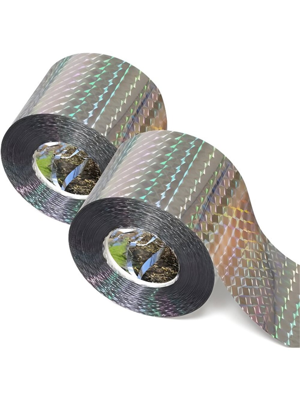 Bird Scare Tape(700FT),Reflective Tape Outdoor, Double Side Bird Flash Tape,